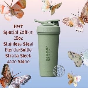 BNWT 25oz Special Edition BlenderBottle Strada Sleek Jade Stone
